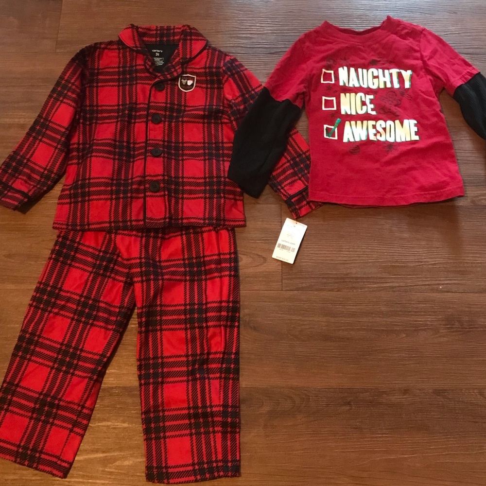Boys 3T Christmas Santa bundle
